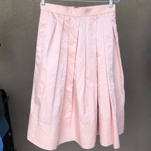 Banana Republic, size 8, like new, A-Line peach pleated skirt
